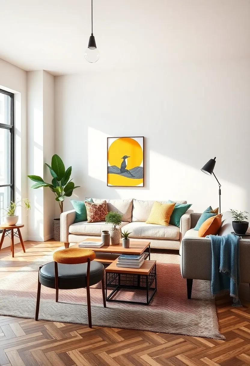 The Impact of Flooring Choices on the Overall Vibe of an Eclectic Living Room