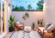 Cozy Charm: Transform Your Small Patio with Stylish Outdoor Rugs