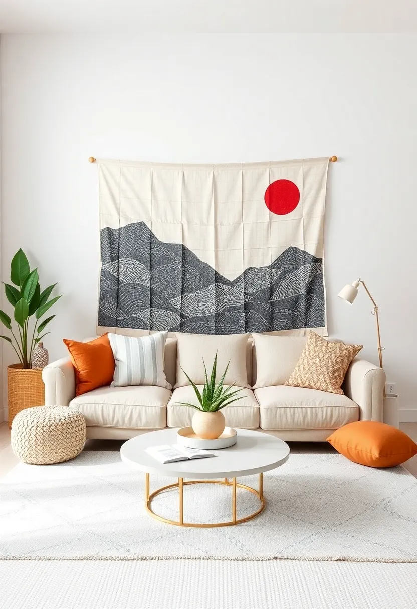 Felt Flower Collage: Craft a stunning wall hanging using felt flowers in various sizes and colors, adding a soft and playful element to your decor