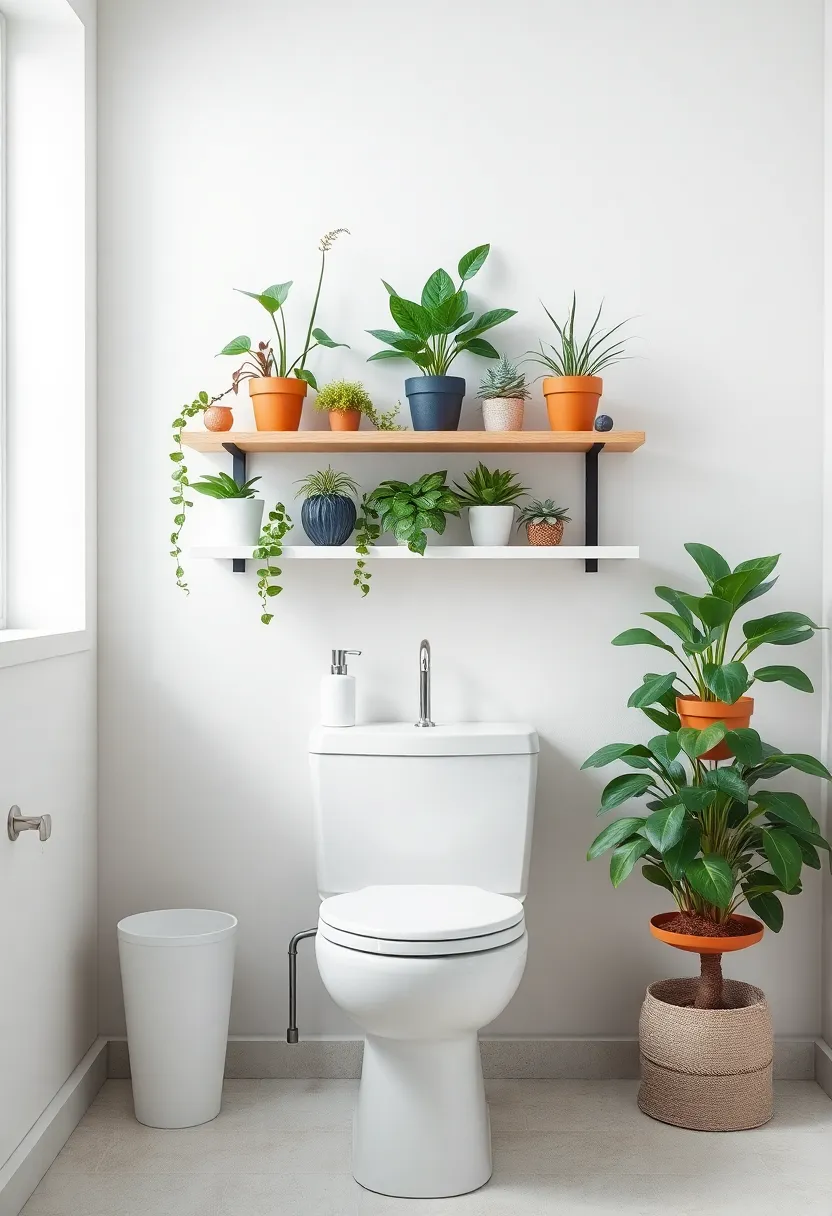 Creating a Shelf of Botanical Beauty Above Your Toilet or Sink