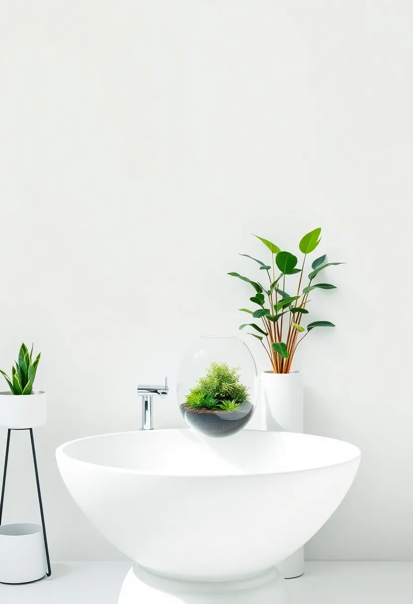 Incorporating Terrariums for a Unique Touch of greenery