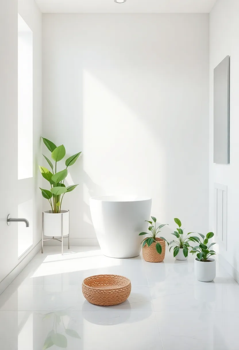 Maximizing Light with Reflective Surfaces and Green Accents