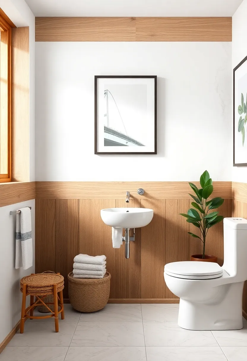 Creating a Gallery wall with Wooden Elements and artwork