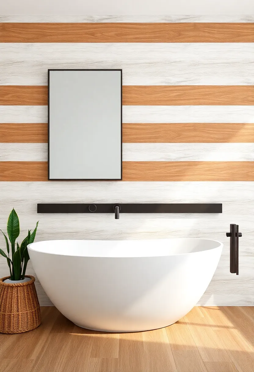 Mixing Materials: Combining Wood with metal and glass for Elegance