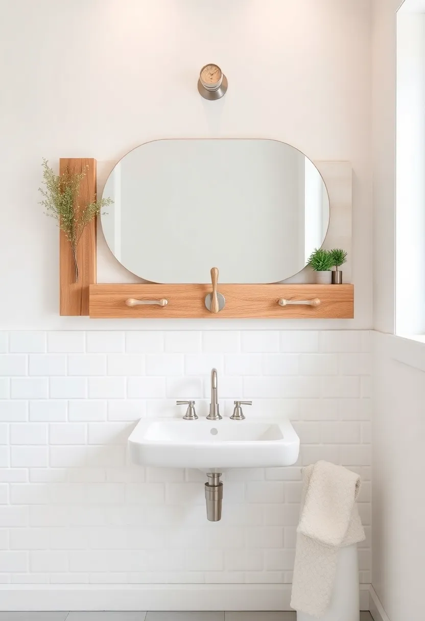 whimsical Wood Hooks: Practical and Stylish Bathroom Accessories