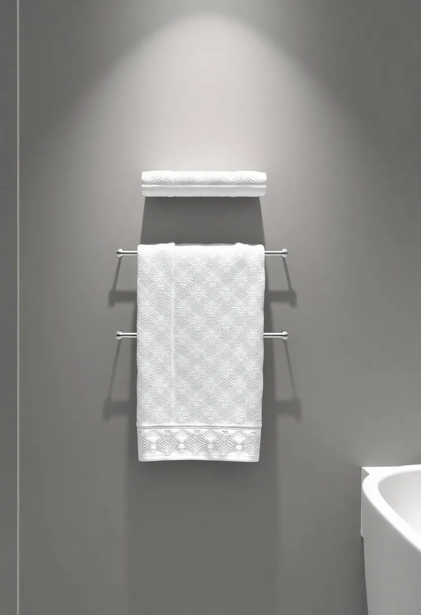 Floating towel Bars: Add a contemporary touch with floating towel bars that​ provide a clean and modern aesthetic ⁣while saving wall space