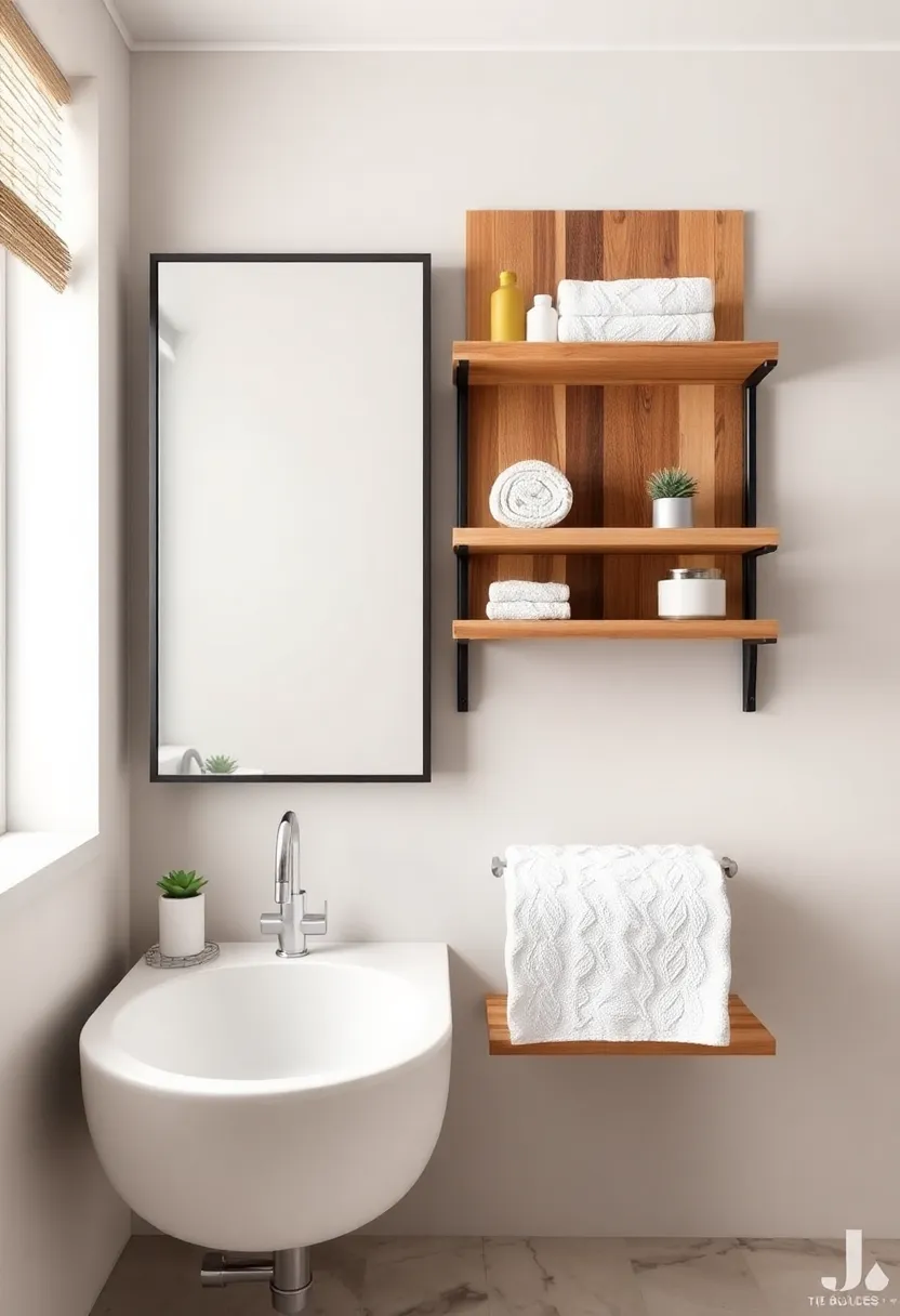 Reclaimed Wood Shelf: Install shelves made from reclaimed wood for a rustic, eco-friendly storage⁢ solution that’s both functional and stylish