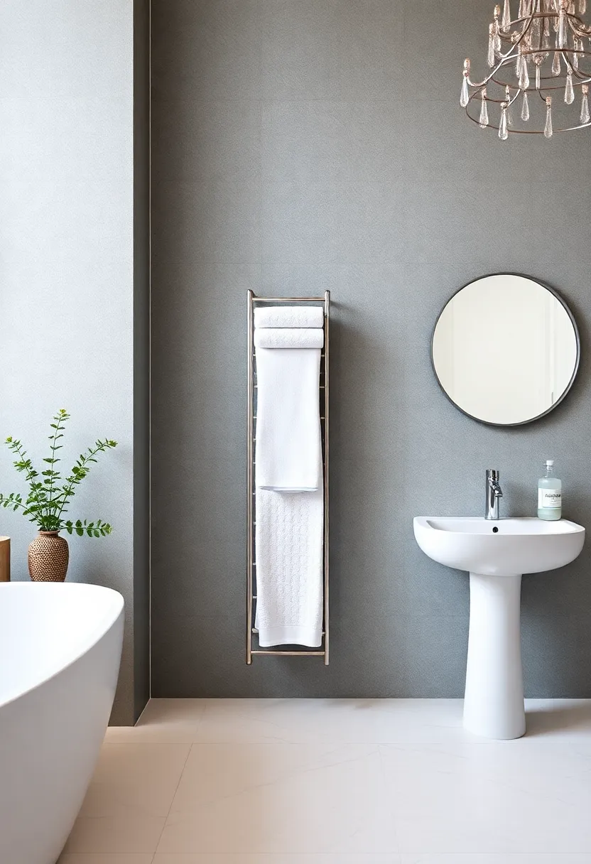 Vertical Storage Columns: Use tall⁢ vertical storage columns that blend seamlessly into​ your bathroom,⁣ maximizing​ space without sacrificing style