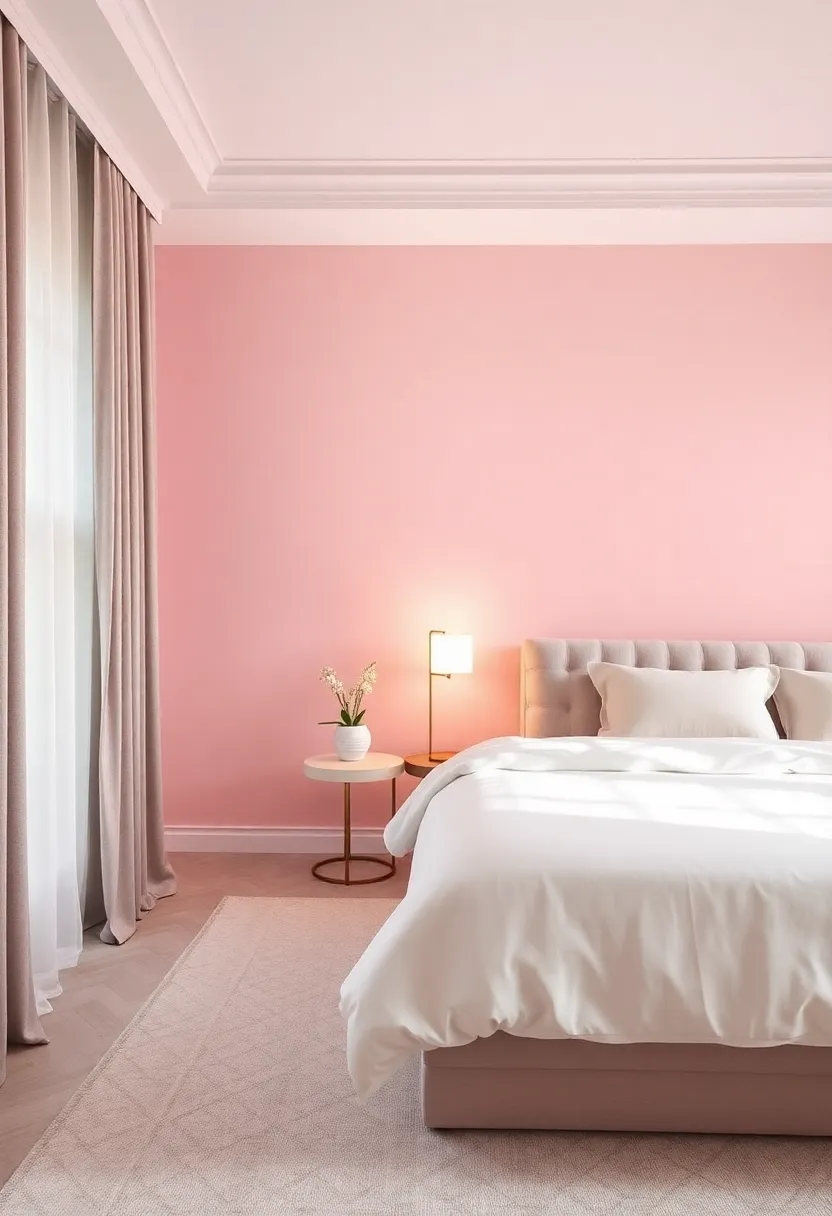 Finding Serenity Through Blush‌ pink and Elegant Gray Tones