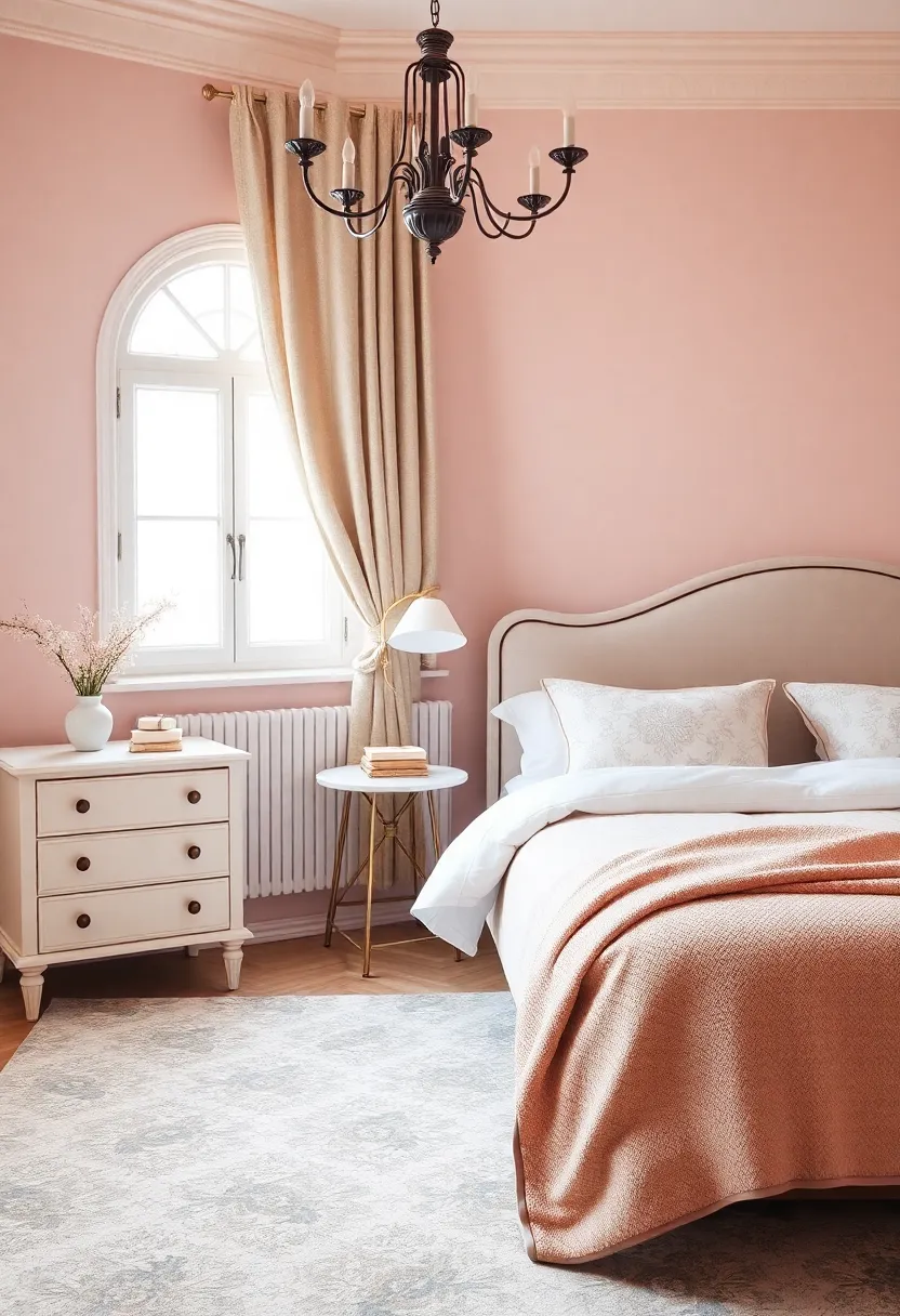 Embracing Vintage Flair with Blush Pink and Classic Patterns