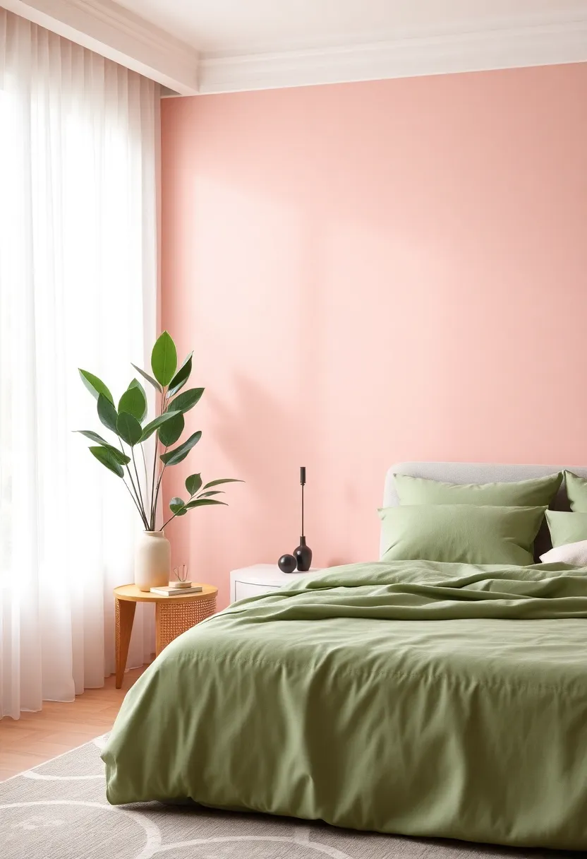 Whispers⁤ of Nature: Incorporating​ Blush Pink with Earthy Greens
