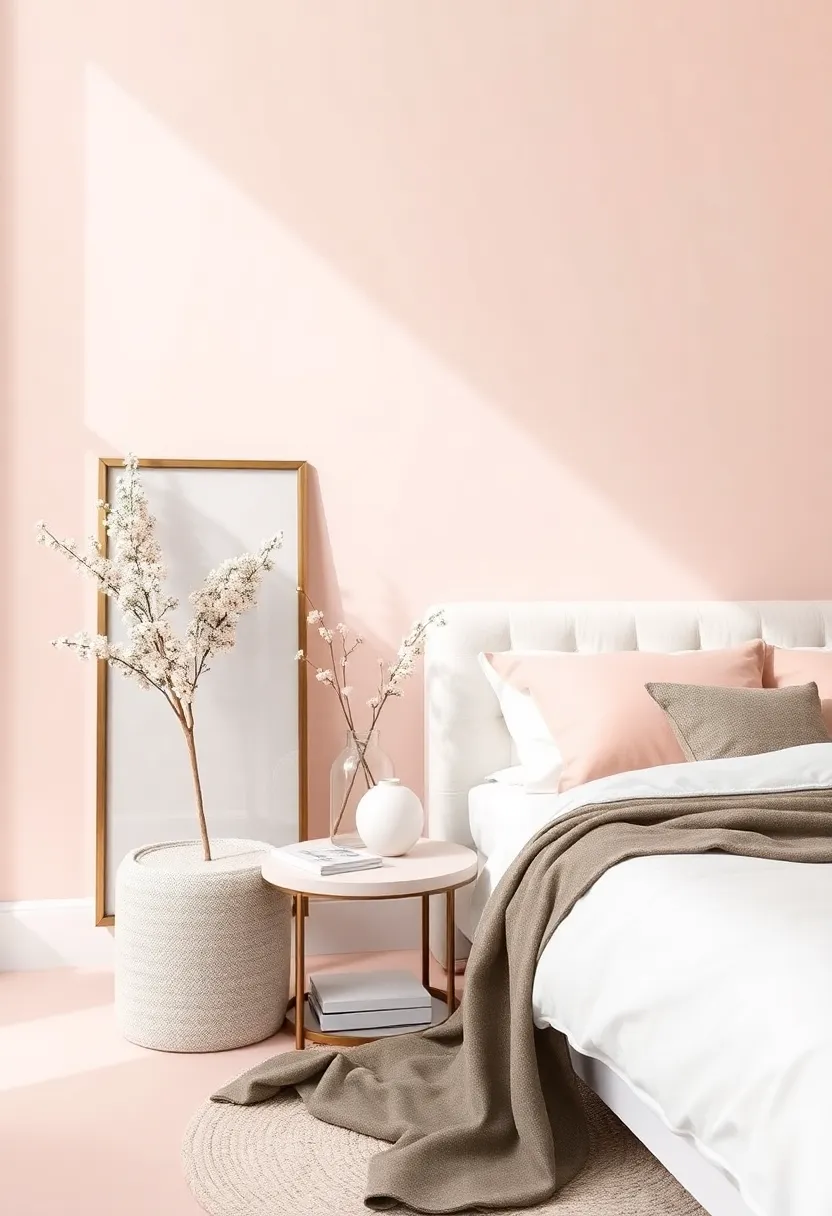 Serenity in‍ Monochrome: Exploring‌ Shades ‌of Blush Pink and White