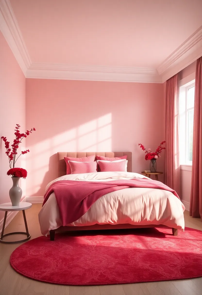 Inviting Romance: The Sophistication⁤ of Blush Pink and Deep ⁣Reds