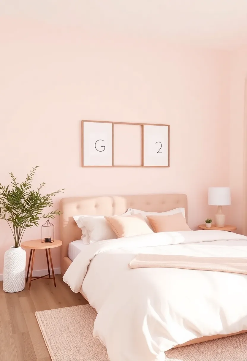 Gallery of Inspiration: Showcasing blush‌ Pink in Various Bedroom ⁢Styles
