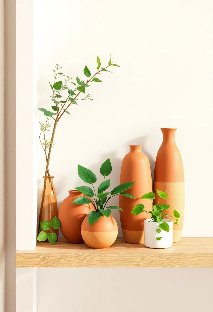 explore Earthy Tones: Incorporate clay or ‍terracotta‍ vases⁢ to add a ‌grounded, ‌organic feel that harmonizes⁤ beautifully with indoor plants