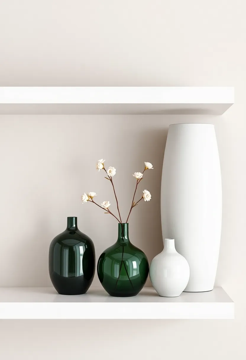 Try Grouping: Cluster smaller vases ​in a⁣ grouping on your shelf to create a visually captivating focal point