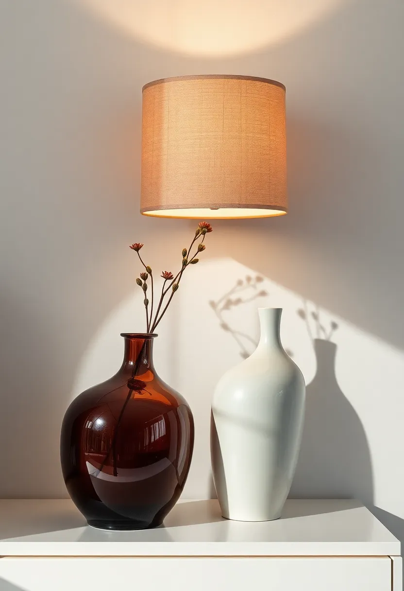 Utilize Lighting: Position a vase ⁤near a light source, ⁤such as a⁤ lamp, to create a⁢ beautiful interplay of reflections and shadows