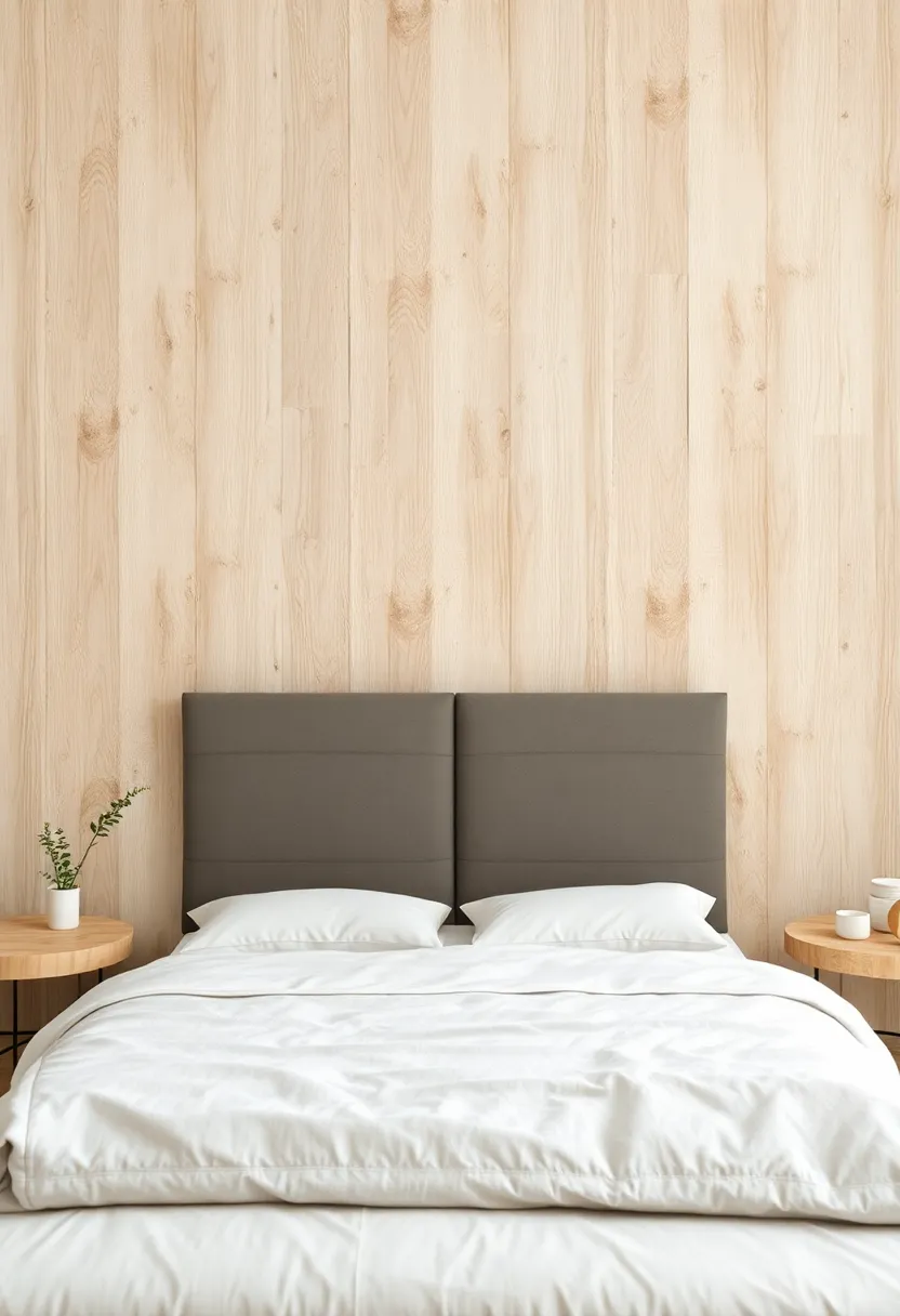 Driftwood or Soft Stained Wood: Incorporate driftwood accents or lightly stained wood to enhance the rustic, tranquil vibe of your space