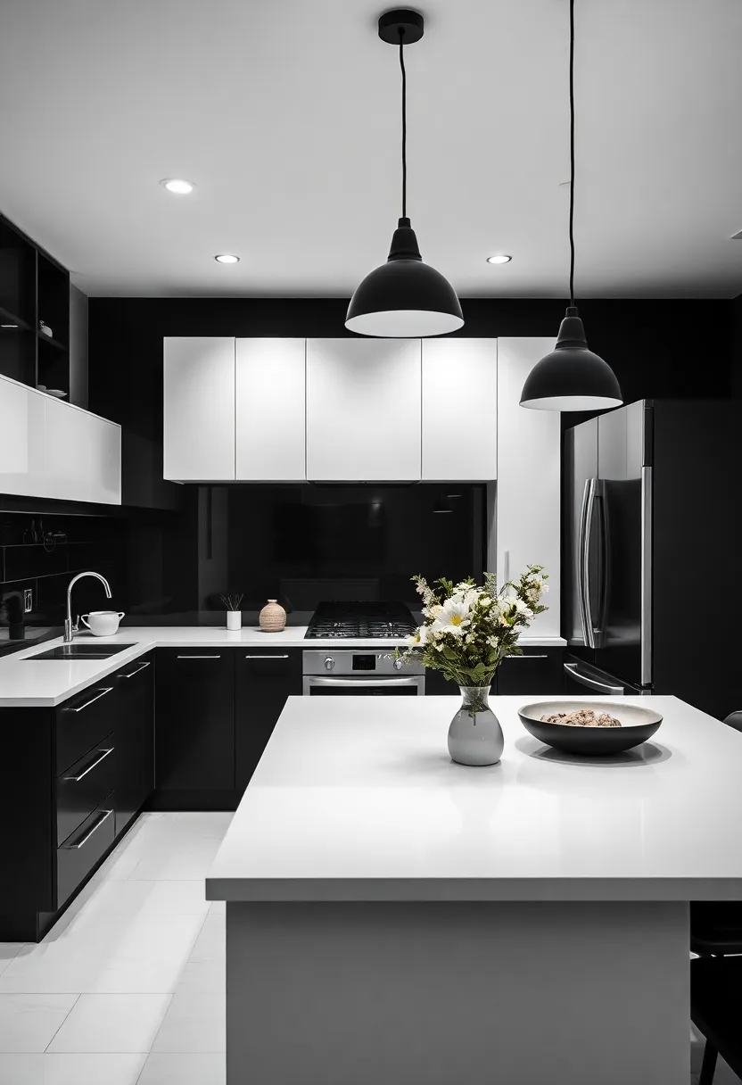The artistry of Lighting: Shedding Light on‌ black and white Kitchens