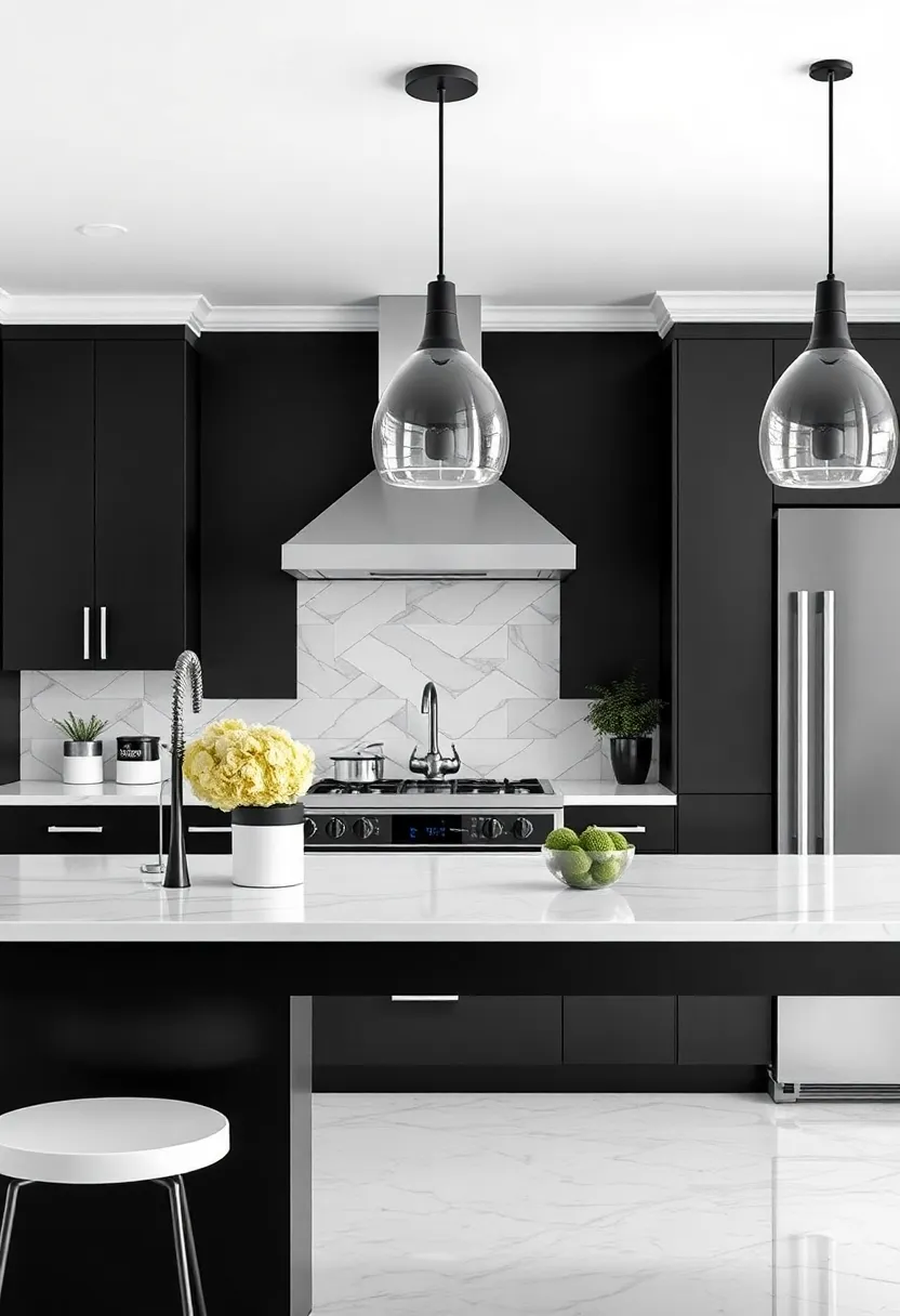 Blending Styles: Merging Contemporary and Classic Designs in a kitchen