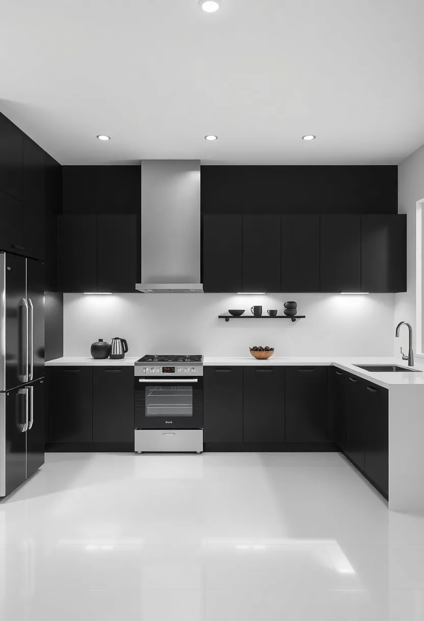 Contrast Dynamics: Utilizing Colors to Highlight ⁢Kitchen Features