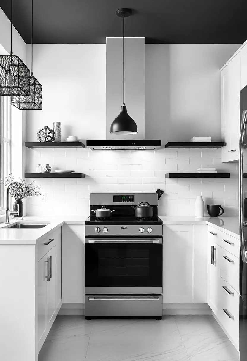 Personal Touches: Infusing Personality into a Black and White Kitchen