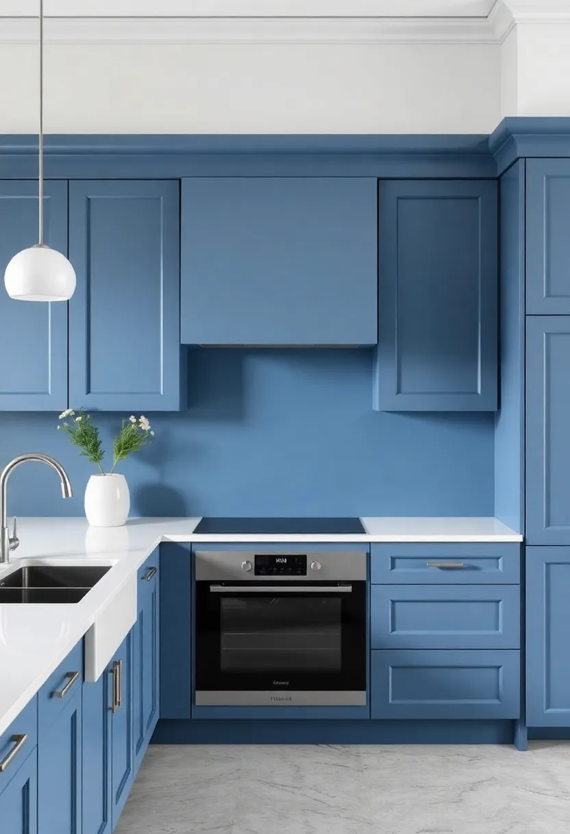 Artistry in Design: Unique blue Cabinet Finishes to Inspire