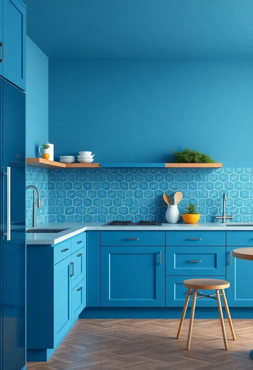 Eco-Friendly and Beautiful: sustainable Materials for Blue Kitchens