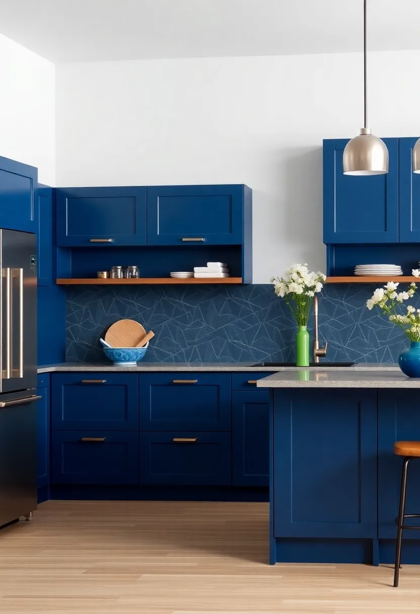 Elevate Your Space with Elegant Deep Blue Accents