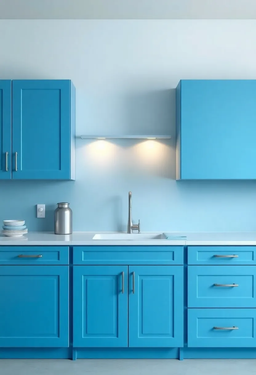 Transform Your Kitchen with Striking Blue Cabinets