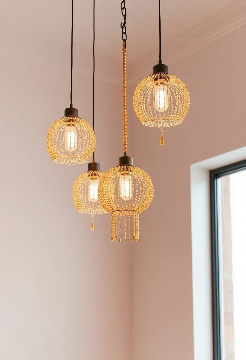 Illuminate your Space With the Radiance of Beaded Chandeliers