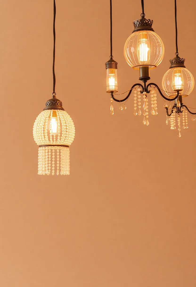 Unveiling Mystique: The Play of Light Through Beaded Chandeliers