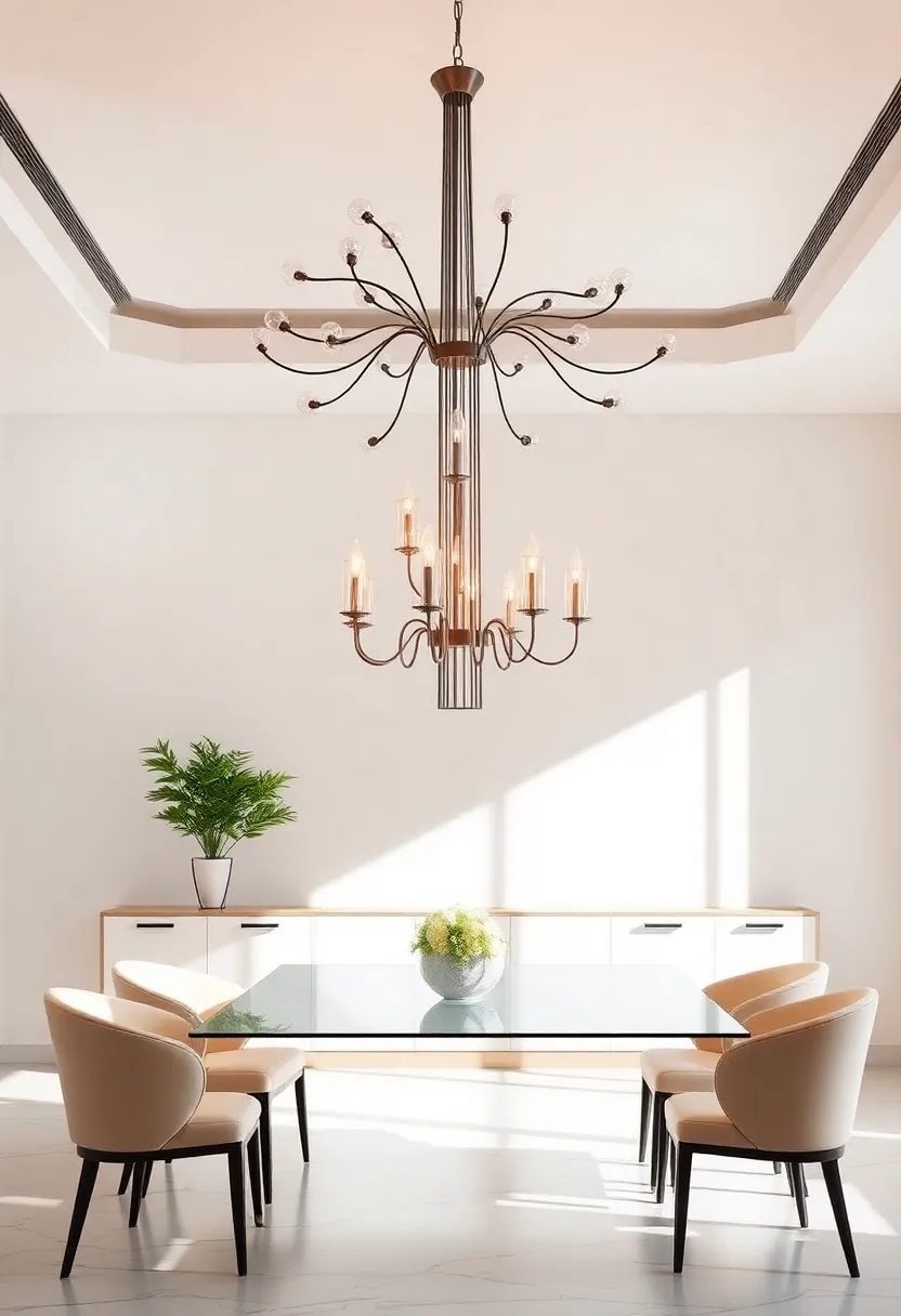 Artistic Expressions:⁤ Sculptural Chandeliers⁤ as Focal points