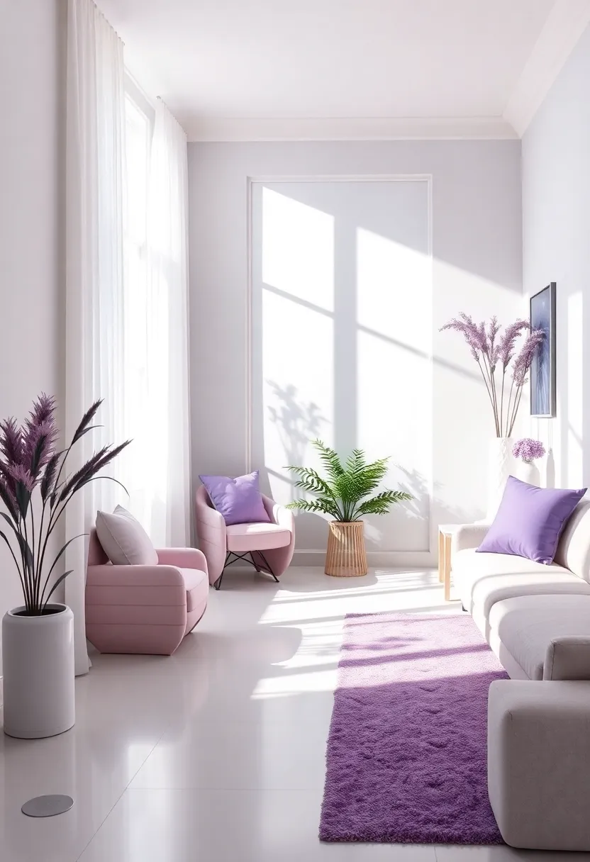 creating Cozy ​Ambiance‌ with purple Hues in Design