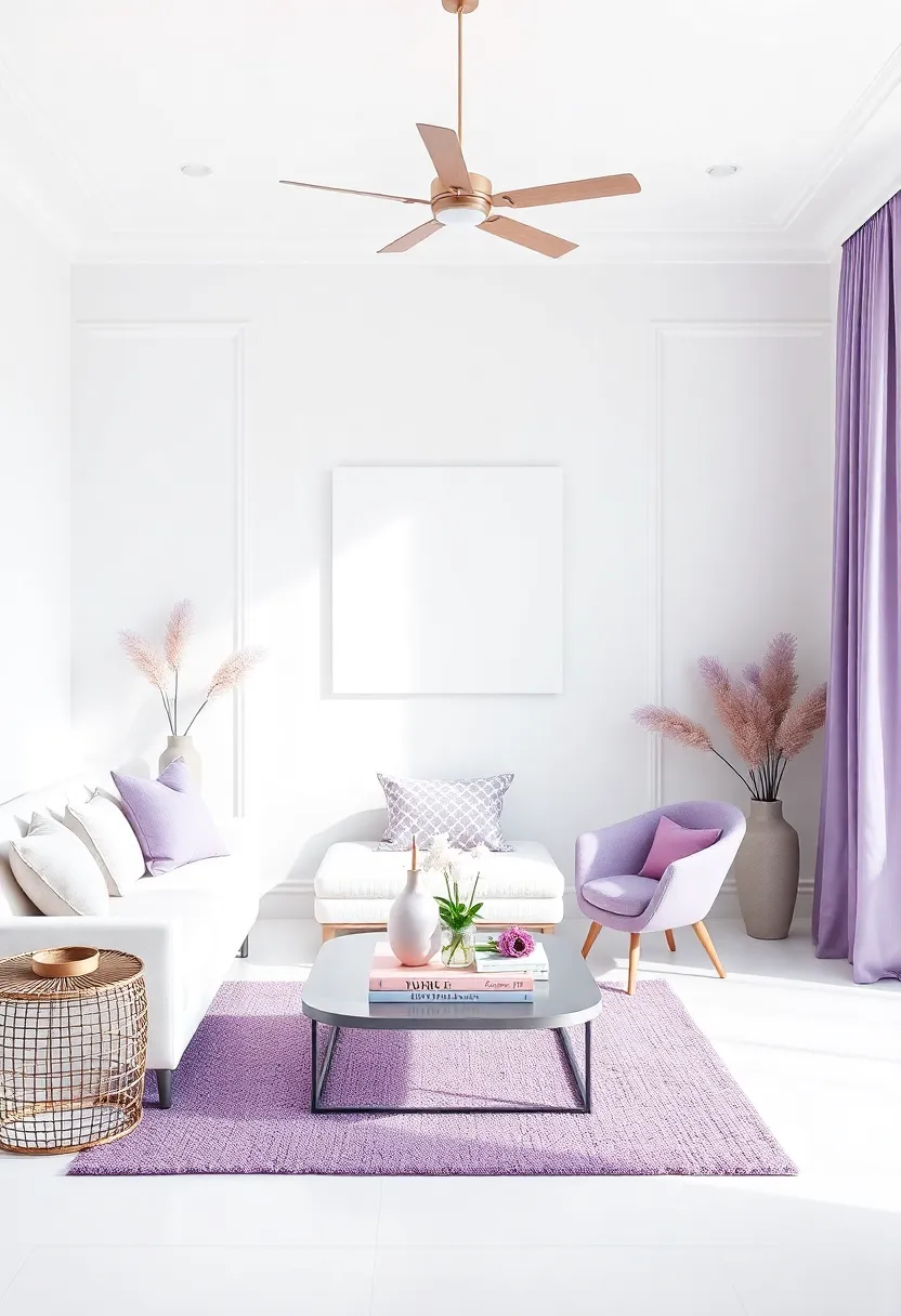 Creating a​ Cohesive⁣ style Through ​Soft‍ White​ and Purple ‍Accessories