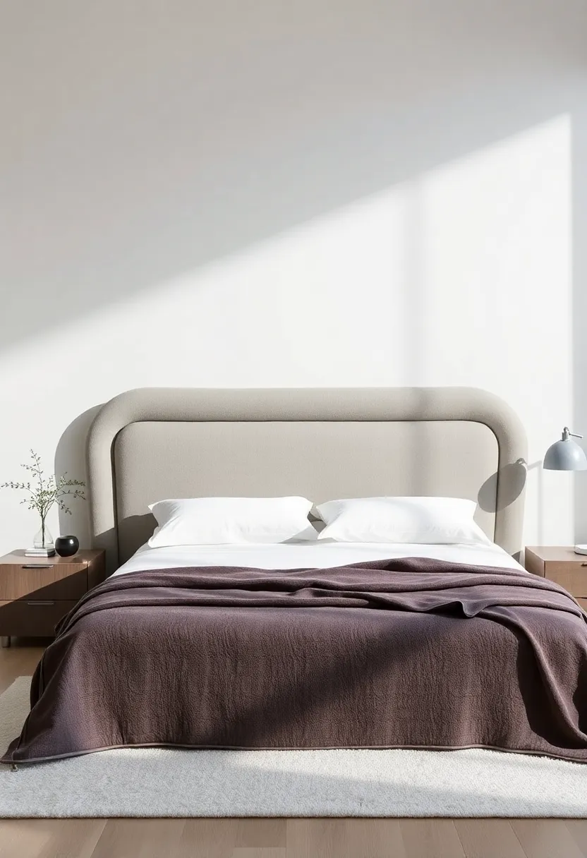 Statement-Making shapes In Unique Contemporary headboard Design