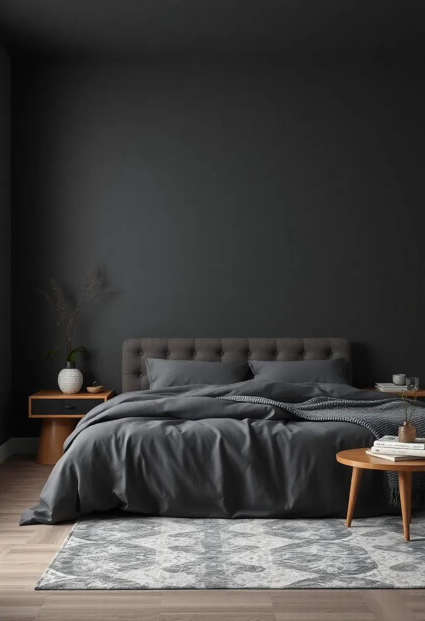 The Allure of Charcoal Grey: A Stylish Base for Cozy Accents