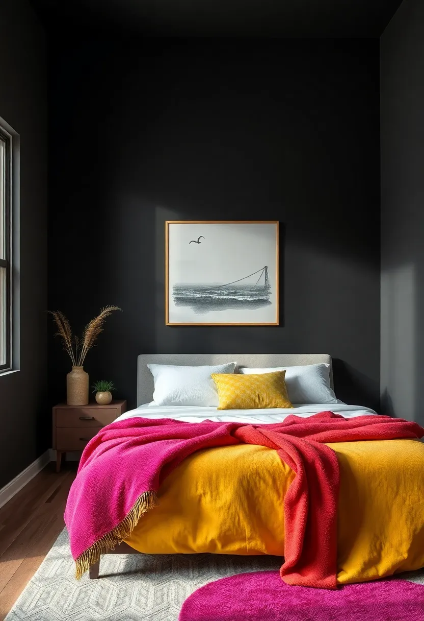 Cohesive Color Palettes: Combining Dark Paints with Vibrant Accessories
