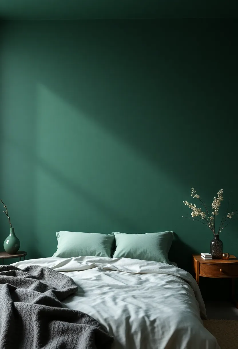 Creating a touch of Glamour with Velvet Green Walls