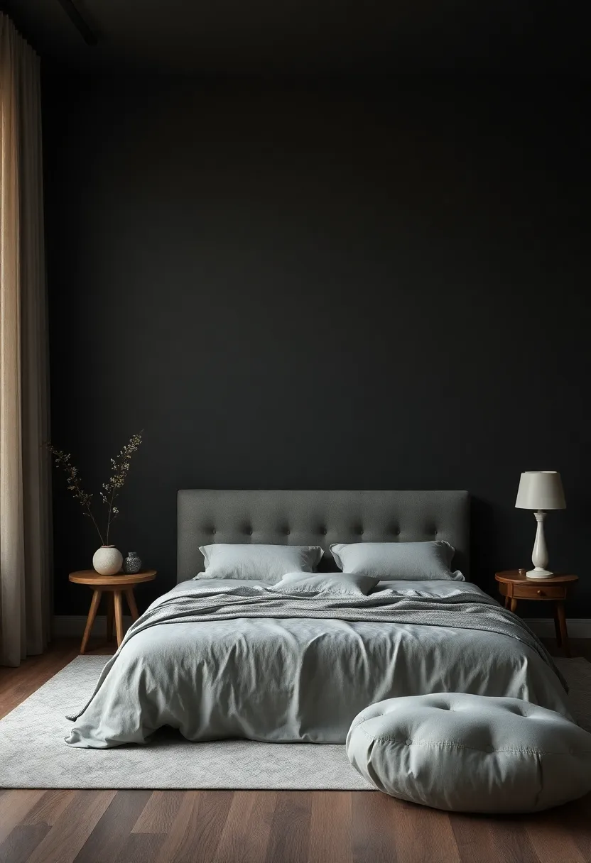 Finding Balance with Contrasting Light Furnishings in a Dark Space