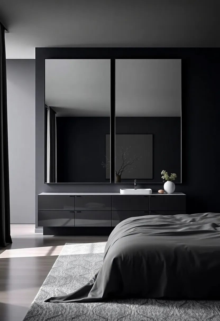 Utilizing Mirrors to Enhance light and Space in Dark Rooms