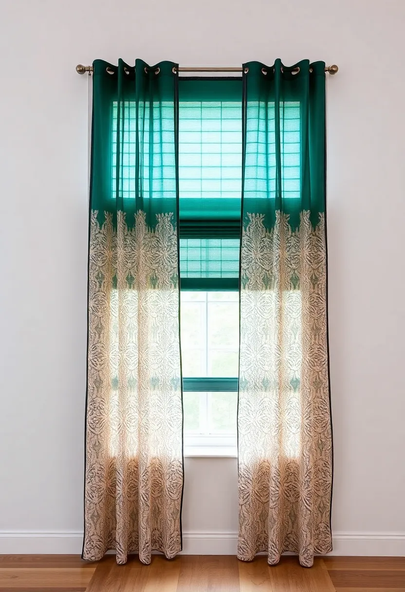 Window Treatments: Use contemporary ⁢blinds ​or shades in unexpected colors with vintage⁣ lace curtains, contrasting clean lines ​with historical ⁤intricacies
