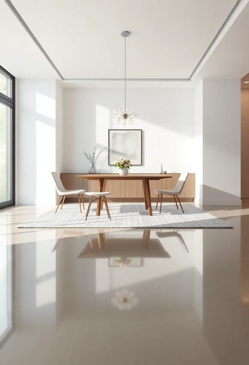 Illuminating Your Dining Space with flooring and Rug Reflections