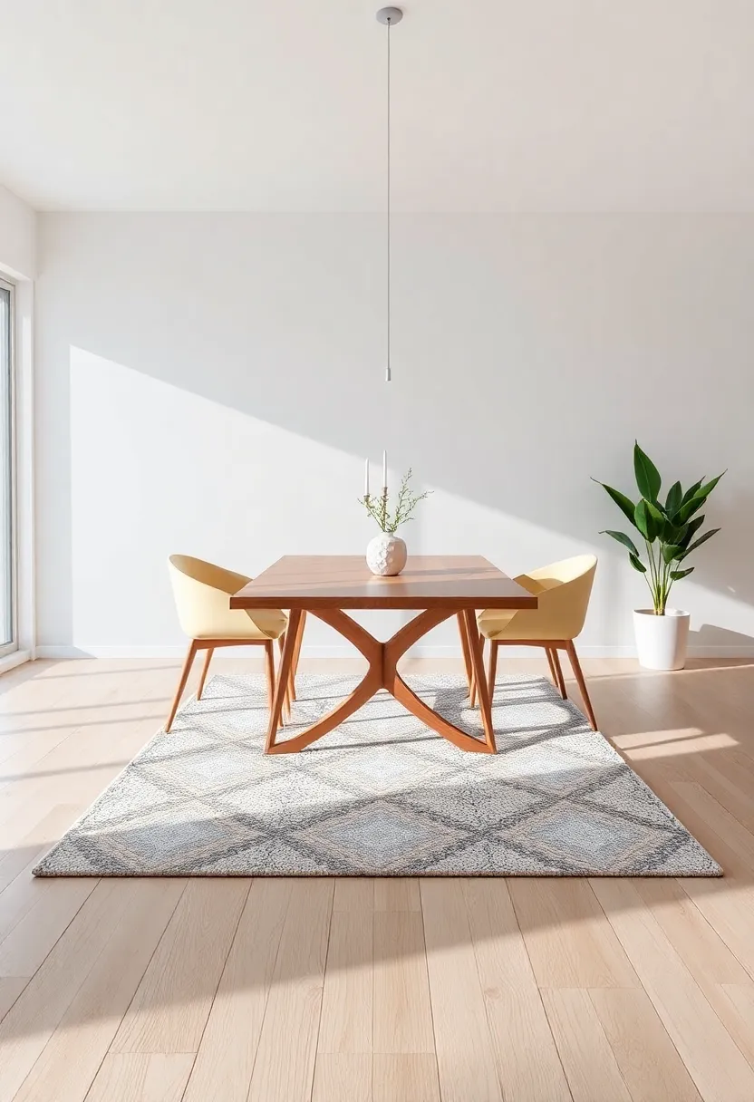 Matching Area Rugs to Your Dining Table for Cohesive Design