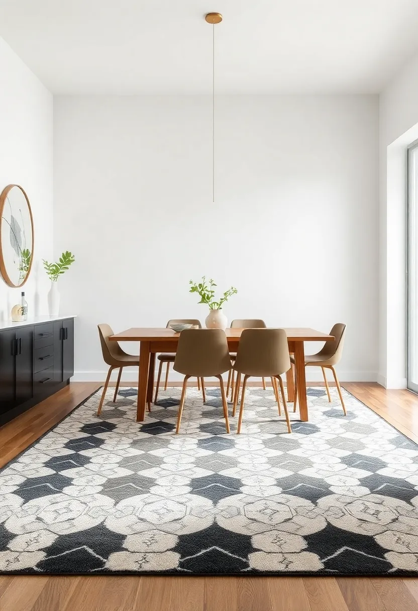 Patterns and ​Prints: Adding Personality Through Rugs in Your Dining Room