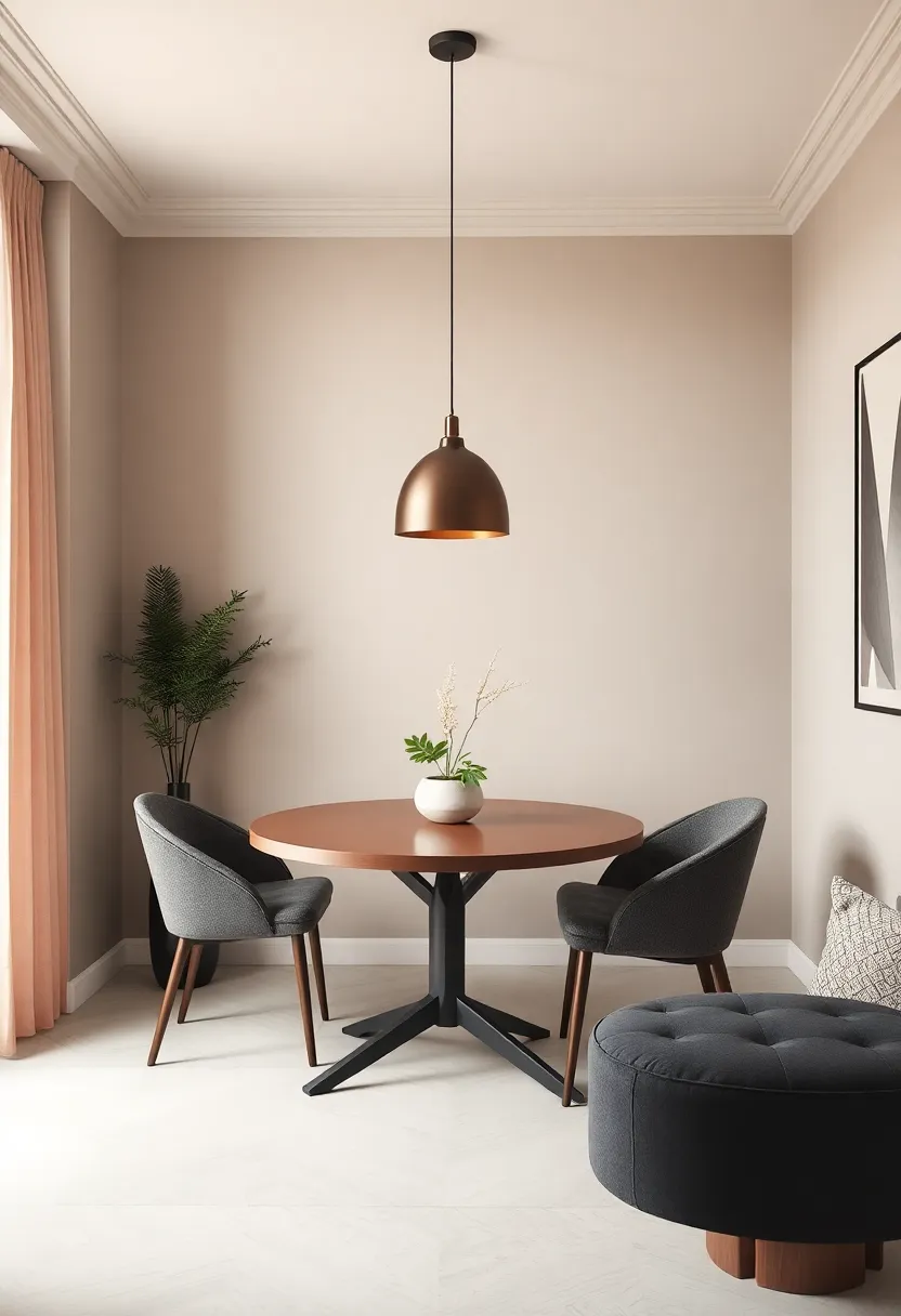 Transformative Color Palettes for a modern Dining Area Aesthetic