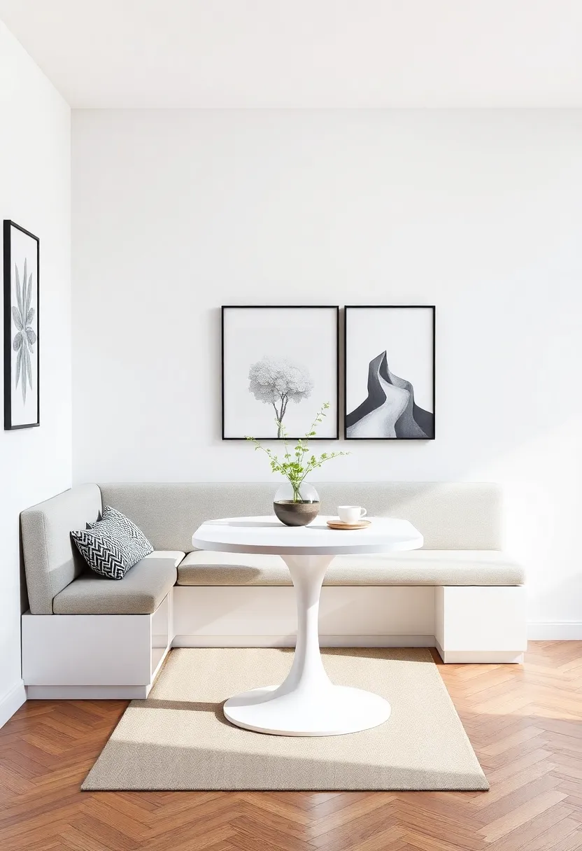 Versatile Dining benches that combine Seating and storage