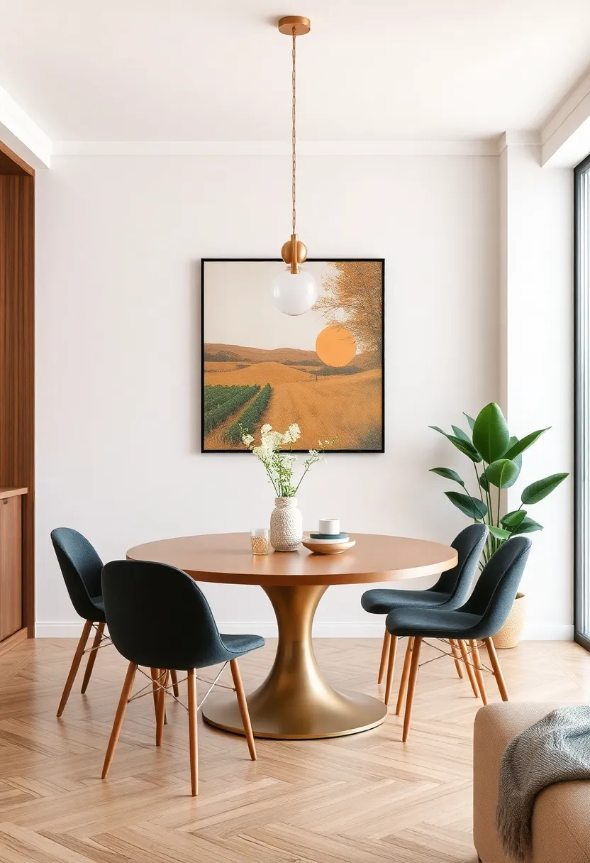 Incorporating Artistic Wall Décor to Define Your dining Area