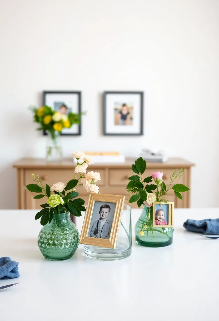 Childhood Memories: Frame your cherished childhood photos in small frames and display them as a heartwarming centerpiece that sparks conversation