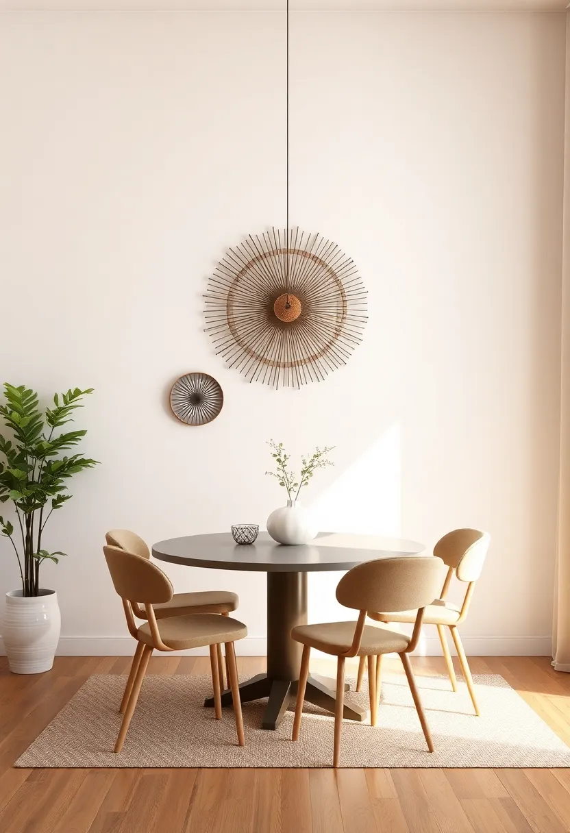 Aim for Minimalism: Choose simple,⁢ sleek wall decor for a minimalist approach that emphasizes clean lines and spaciousness, making the ‍dining area feel airy